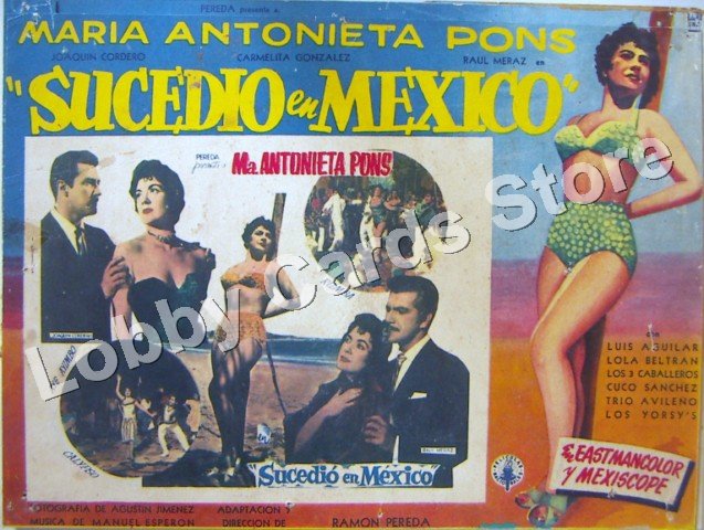 MA.ANTONIETA PONS/SUCEDIO EN MEXICO